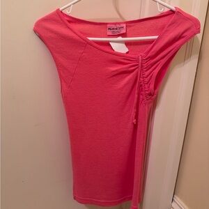 Michael Stars Coral Pink Blouse